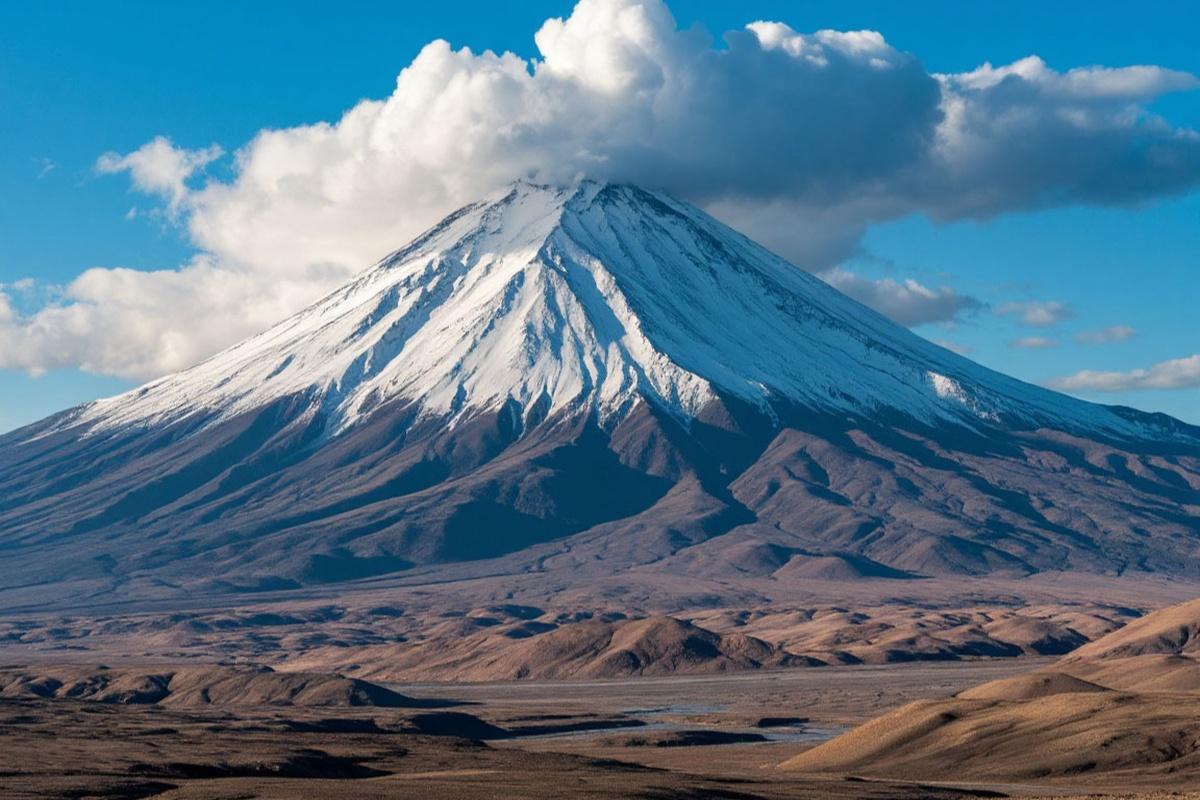 Шивелуч на Камчатке бушует: пепел взметнулся на 10 км в небо