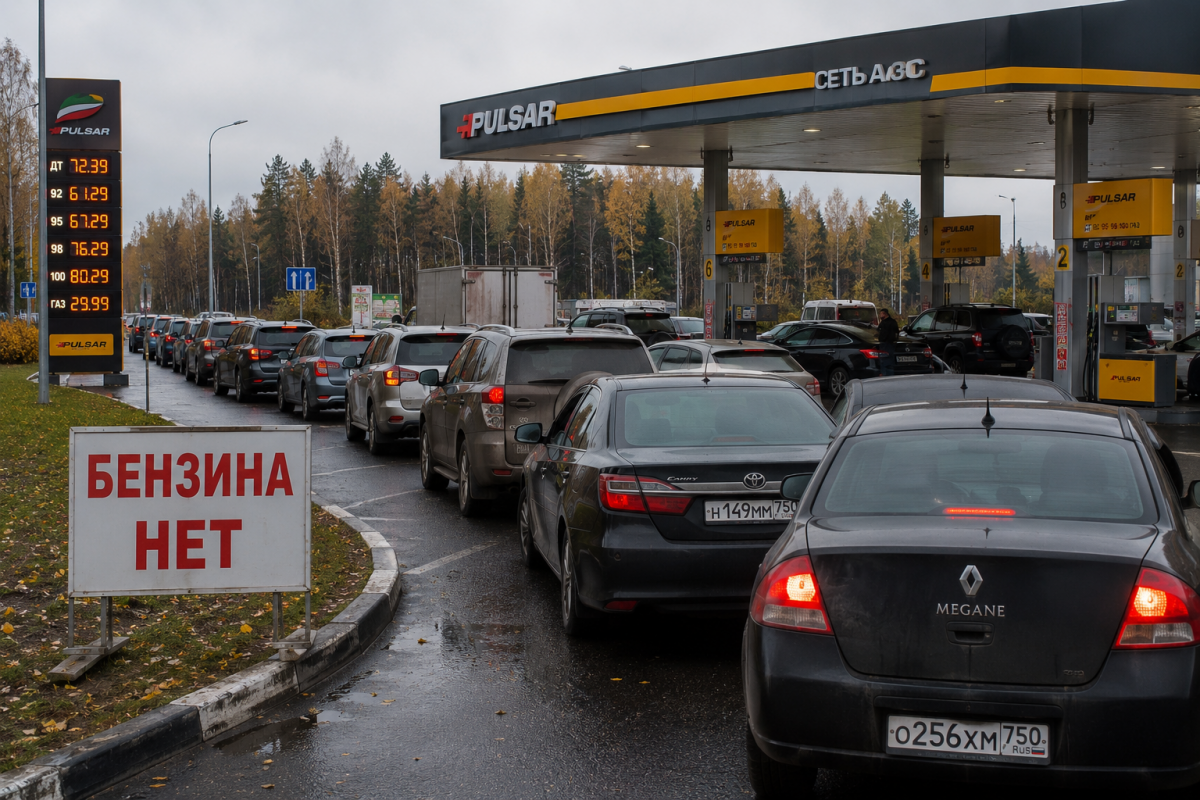 Власти Тамбовской области назвали ажиотажный спрос причиной очередей на АЗ