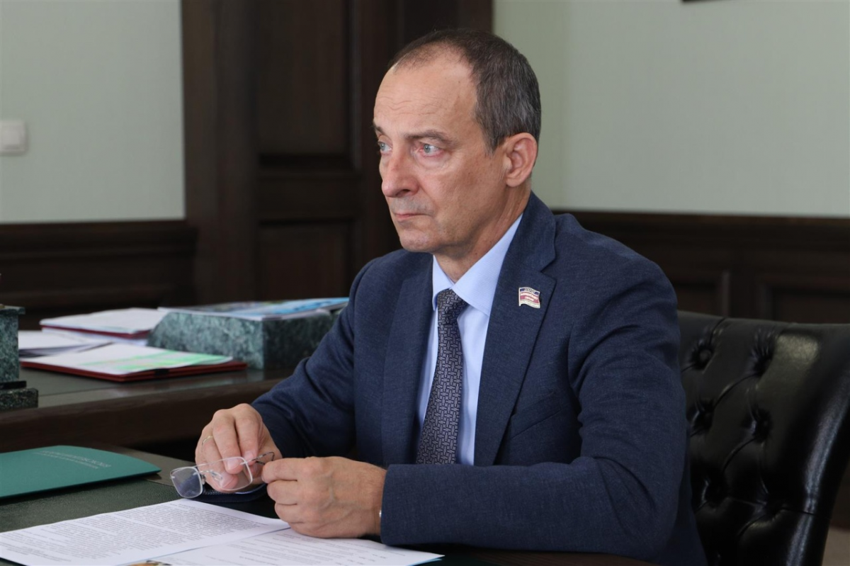 Председатель ЗСК провел встречу с главой Брюховецкого района