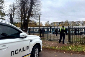 A man detonated a grenade on a train near Zhytomyr, killing five people.