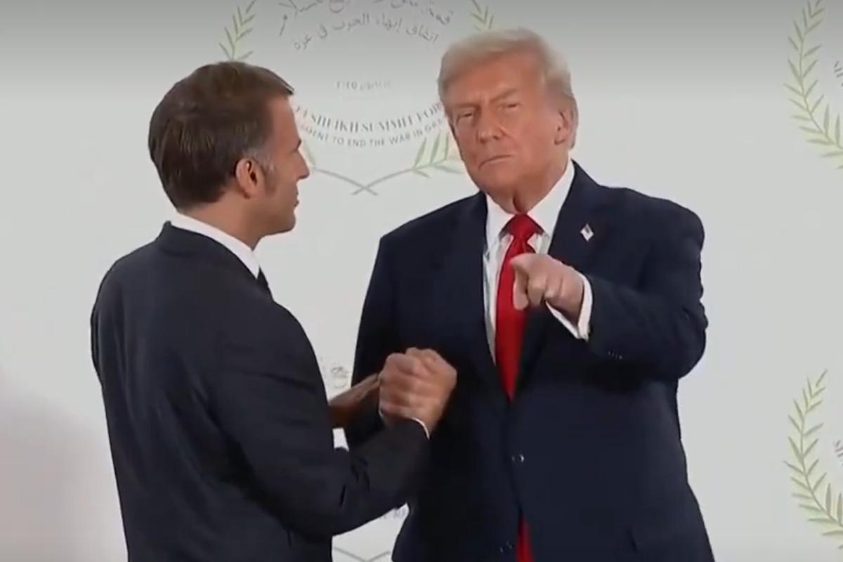 В США рассказали, как Трамп «избил» Макрона