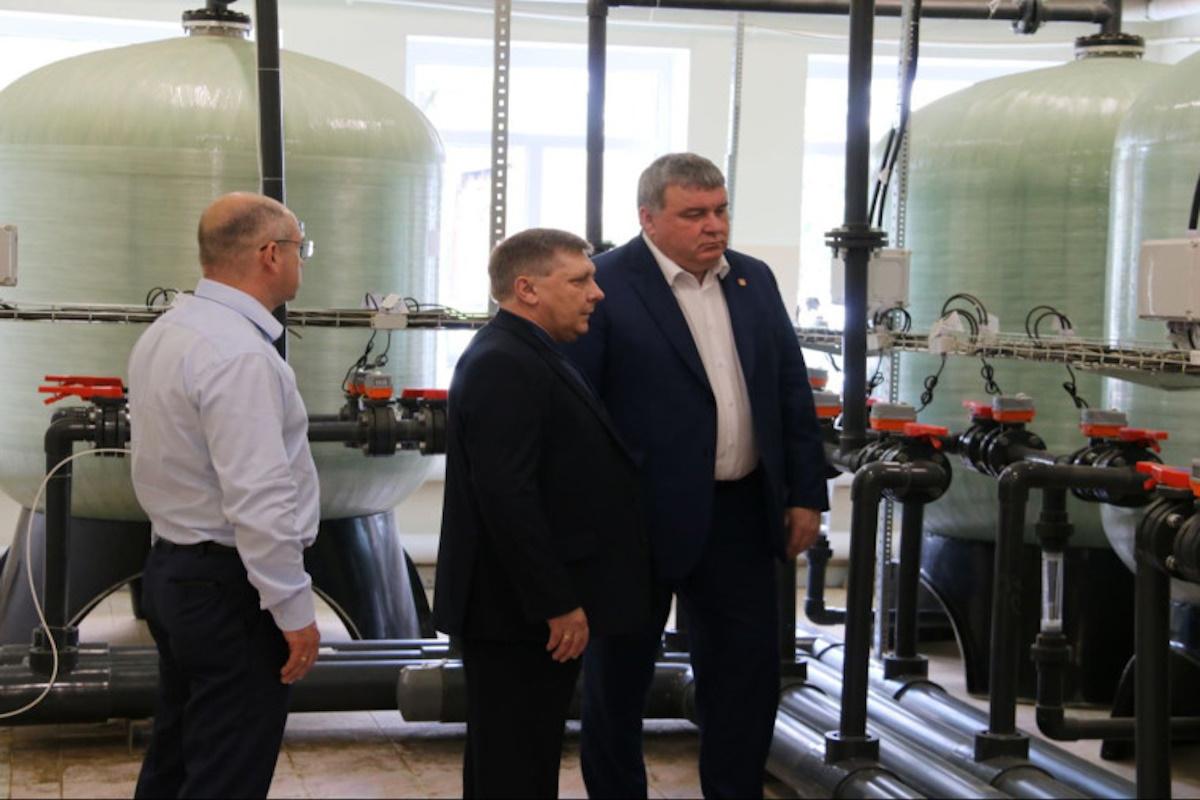 Жители посёлка Шатск под Тулой получили качественную питьевую воду после капремонта станции водоподготовка