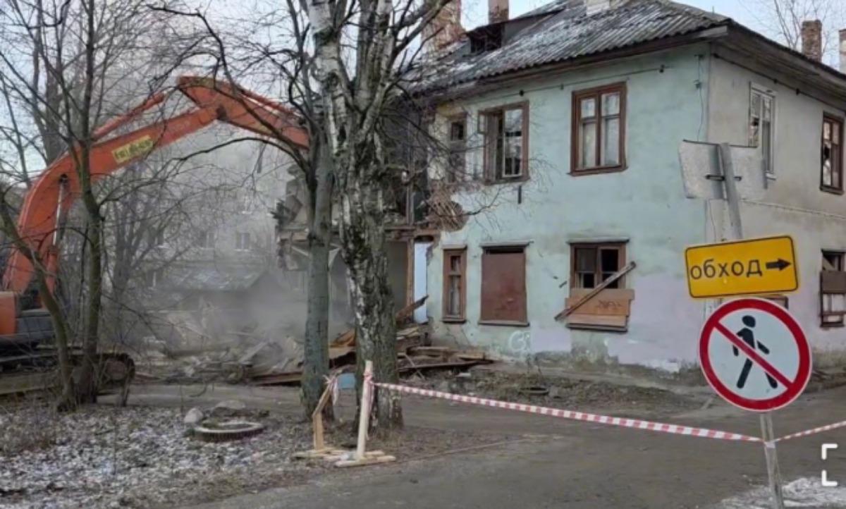 Глава Петрозаводска Инна Колыхматова: На улице Коммунистов снесли еще один расселенный аварийный дом