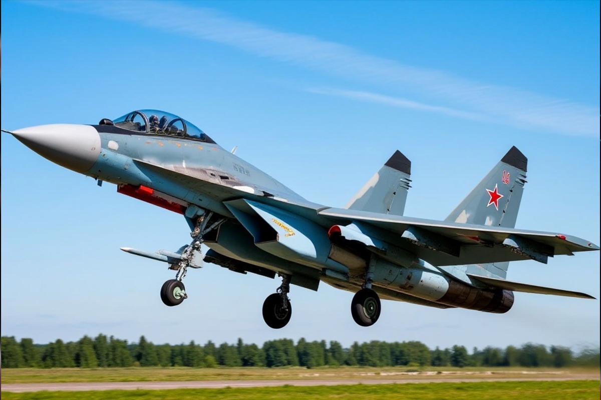 Три ракеты на двоих: российский ас на Су-35С за один бой стер с неба два украинских Су-27