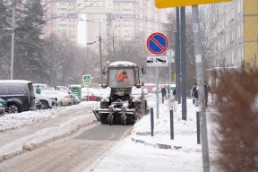 Михаил Соболев: В Котельниках продолжается усиленная расчистка улиц и дворов от снега