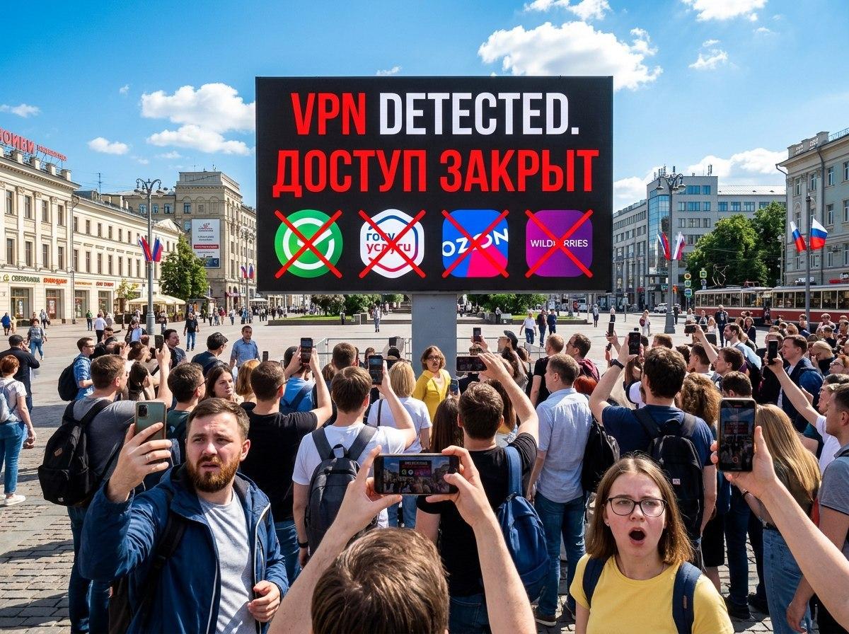 Сотни тысяч россиян потеряли доступ к Госуслугам и банкам. Кого отрезал от Родины VPN?