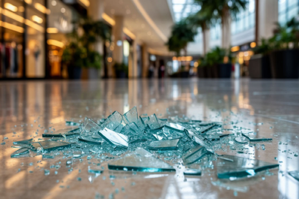 В Мордовии подросток обстрелял из пневматики стекло в ТЦ