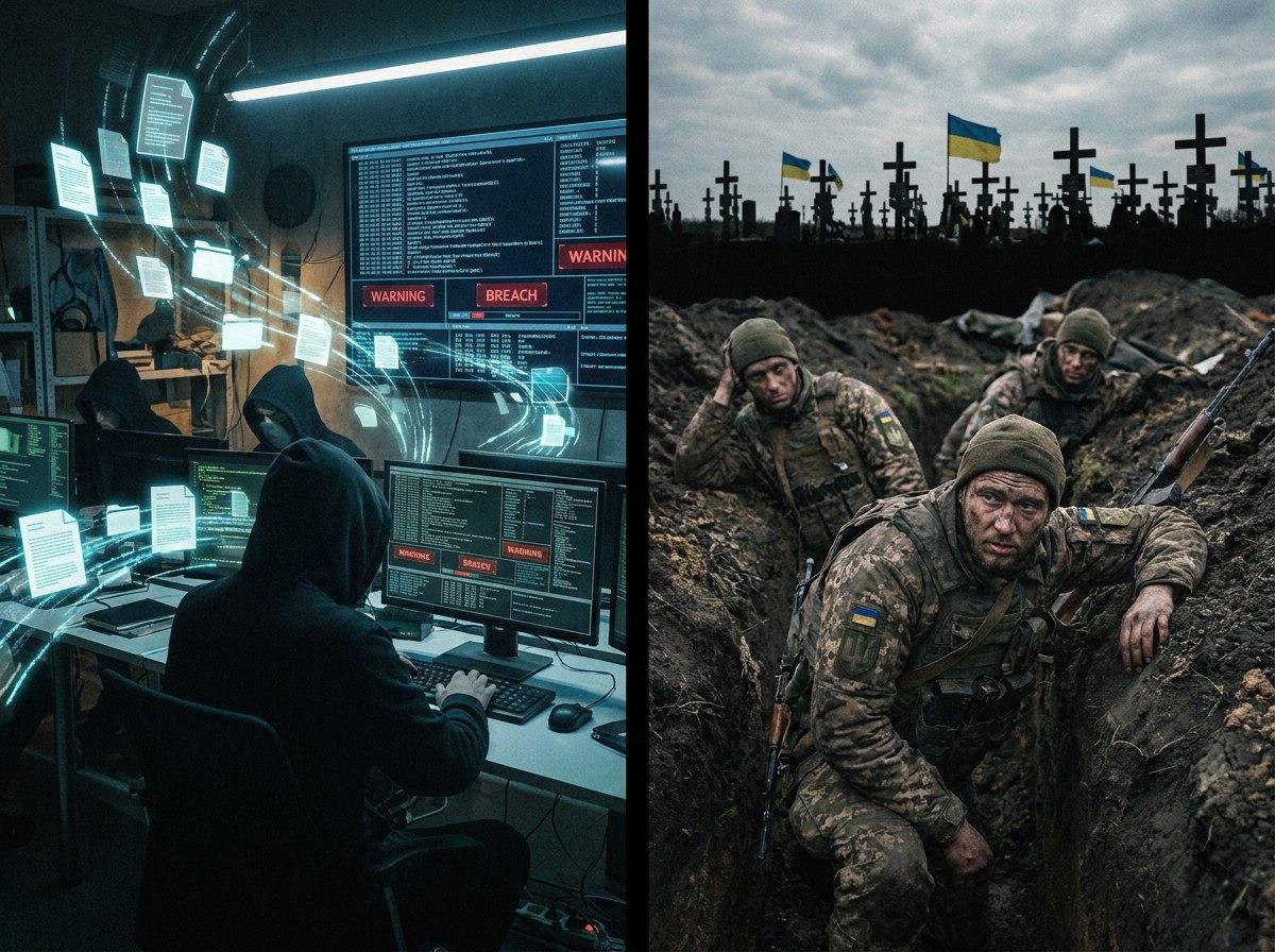 Война забрала 2,5 млн человек. Нацизм превратил Украину в кладбище – данные хакеров