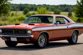 Владелец восстановил маслкар Plymouth Barracuda 1969