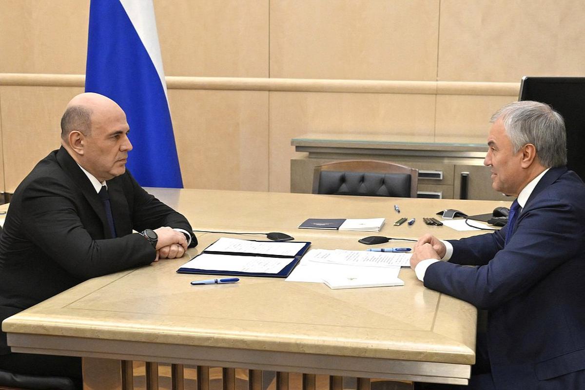 Встреча Мишустина и Володина: подготовка к открытому диалогу в Госдуме